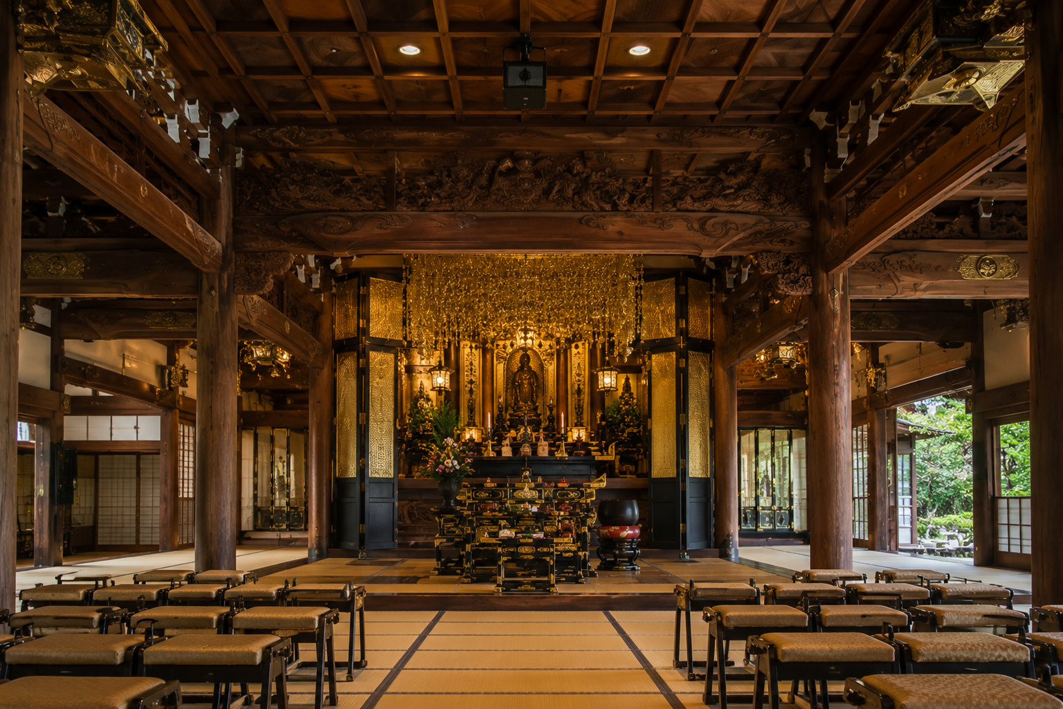 お寺の本堂